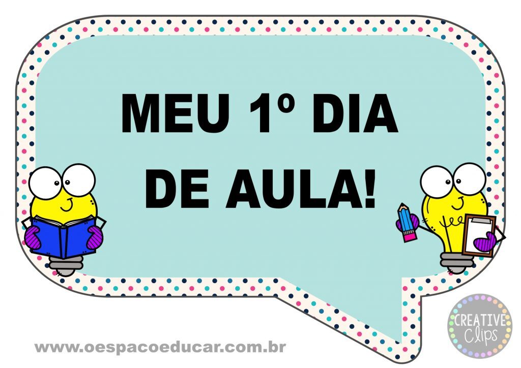 Plaquinhas volta as aulas