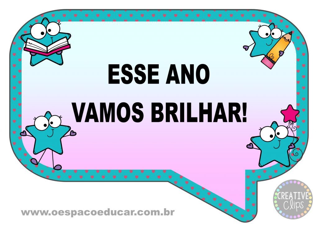 Plaquinhas volta as aulas