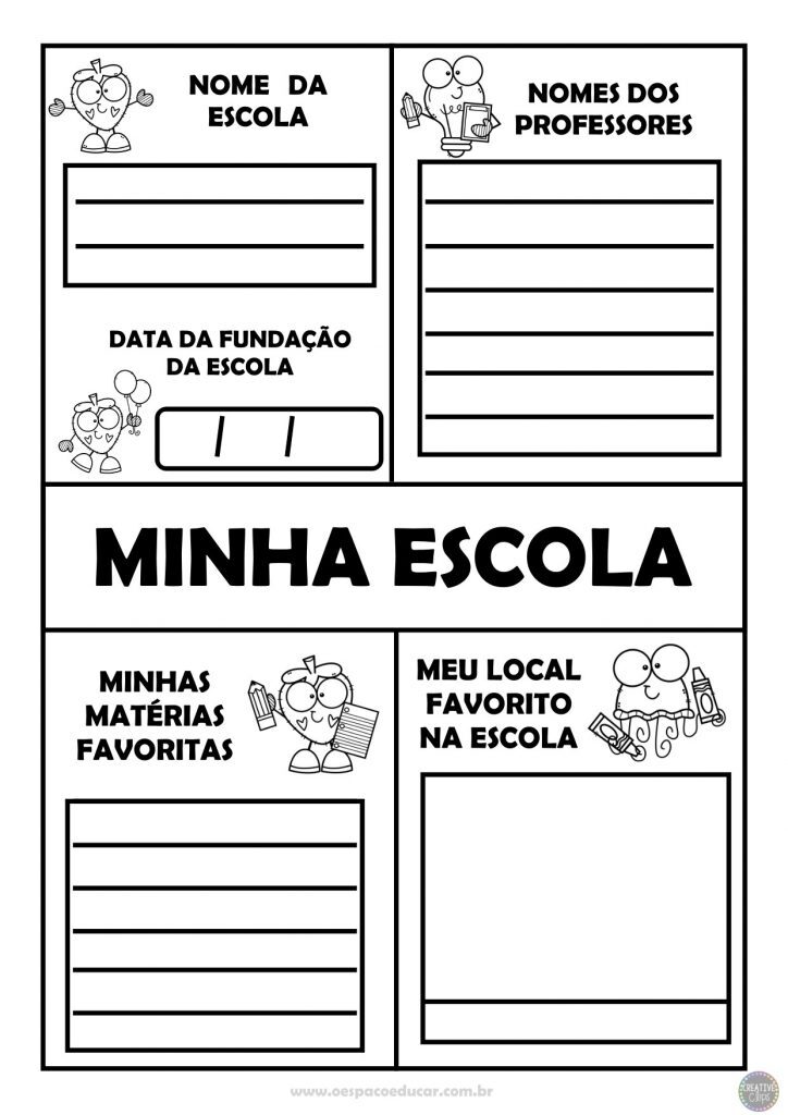 Atividade dia da escola