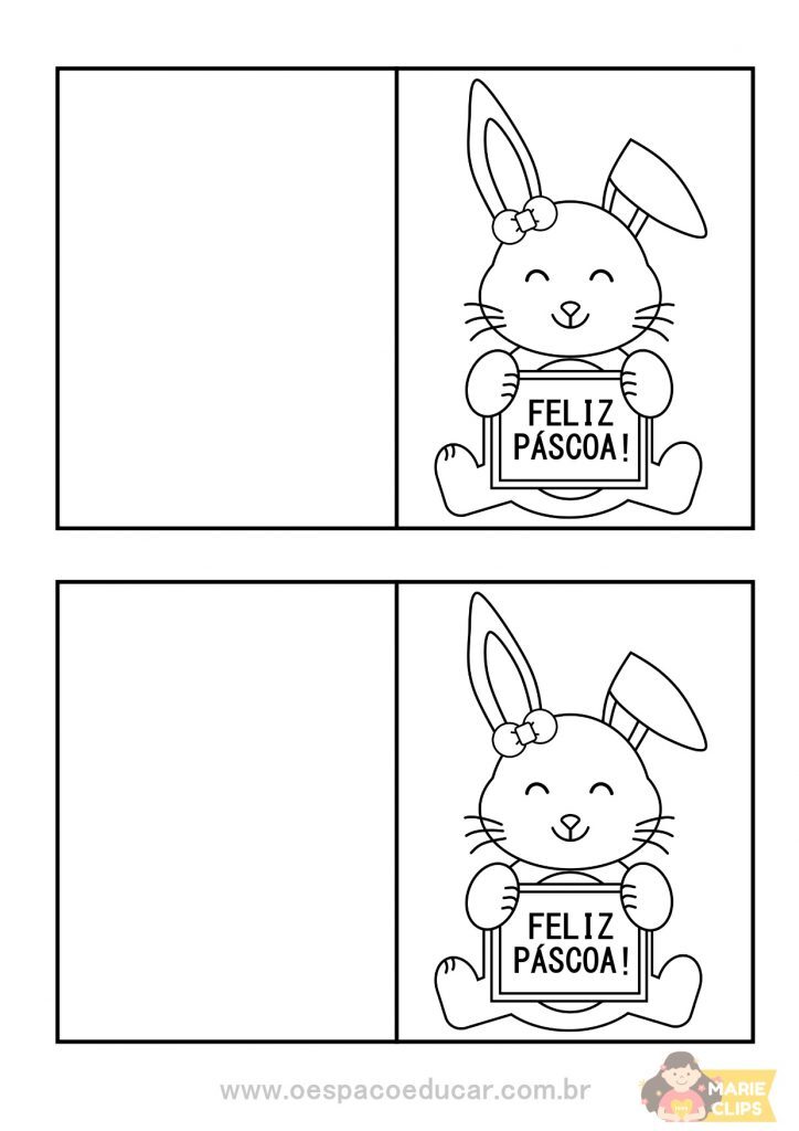 Cartão feliz páscoa