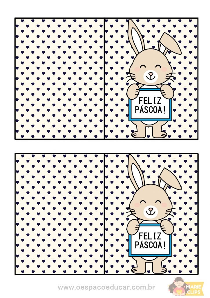 Cartão feliz páscoa