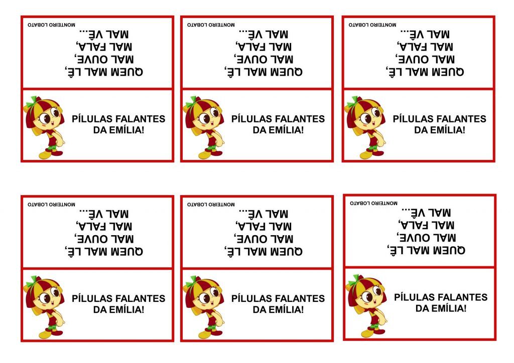Pilulas falantes da emilia