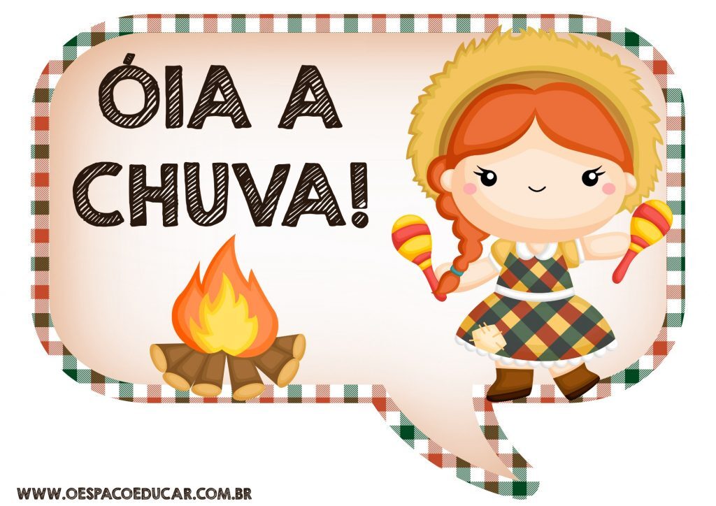 Plaquinhas festa junina