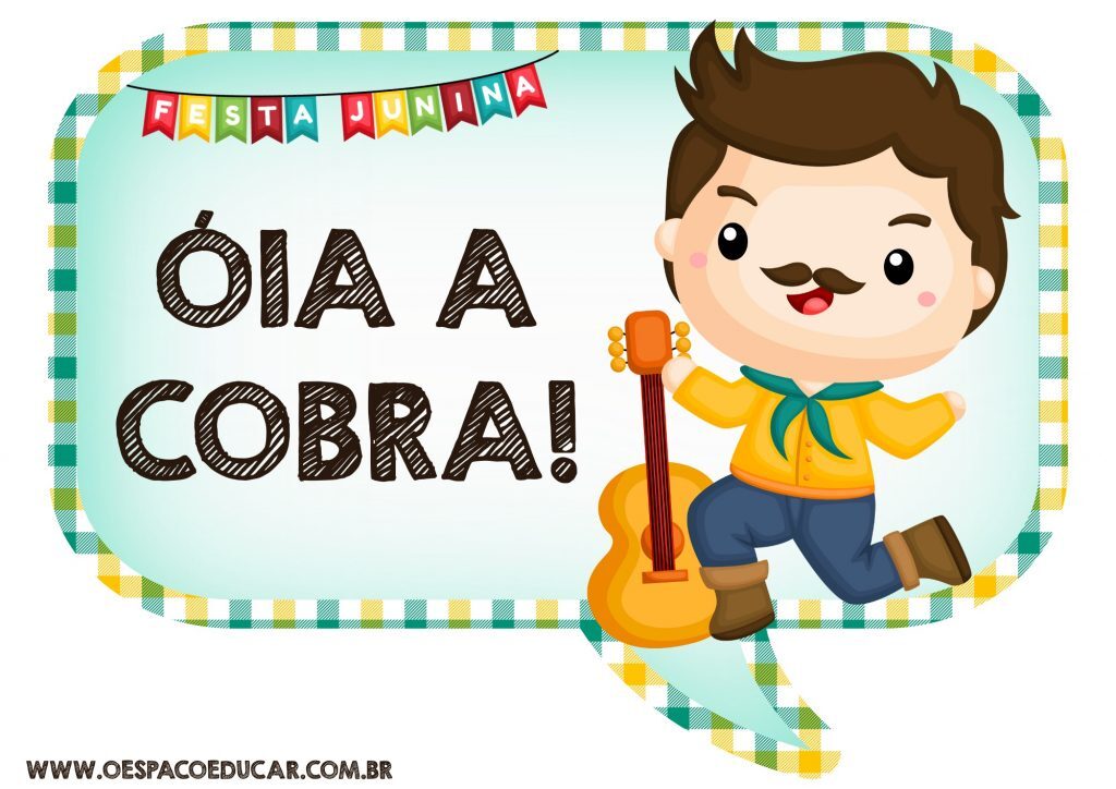 Plaquinhas festa junina