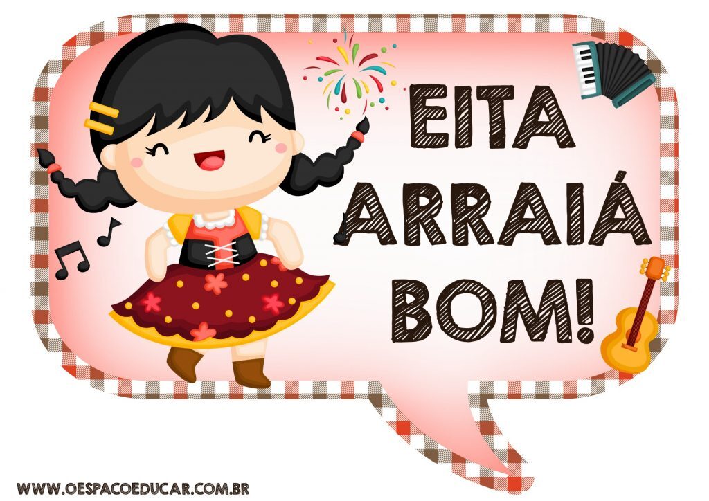 Plaquinhas festa junina