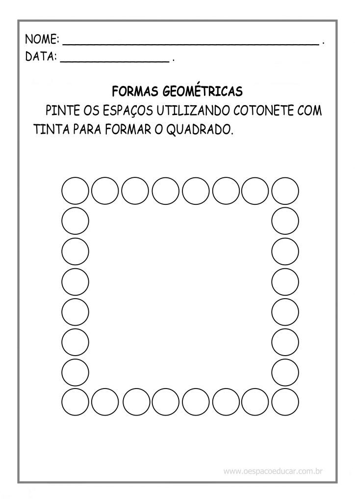 FORMAS PINTURA COM COTONETE .BR