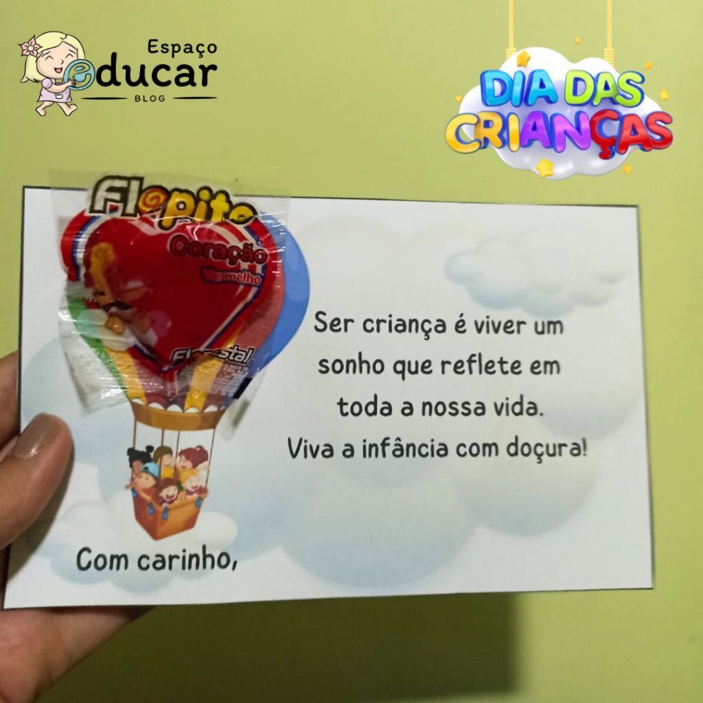 Cartão dia das crianças!