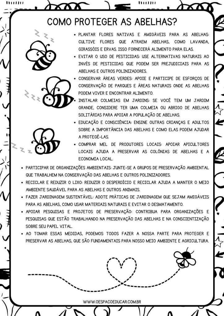TEXTOS INFORMATIVOS: A IMPORTÂNCIA DAS ABELHAS!