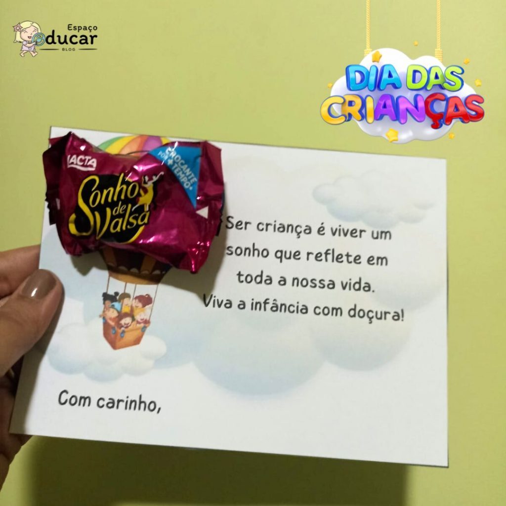 Cartão dia das crianças!