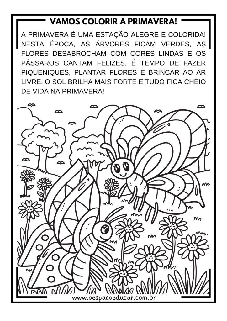 VAMOS COLORIR A PRIMAVERA!