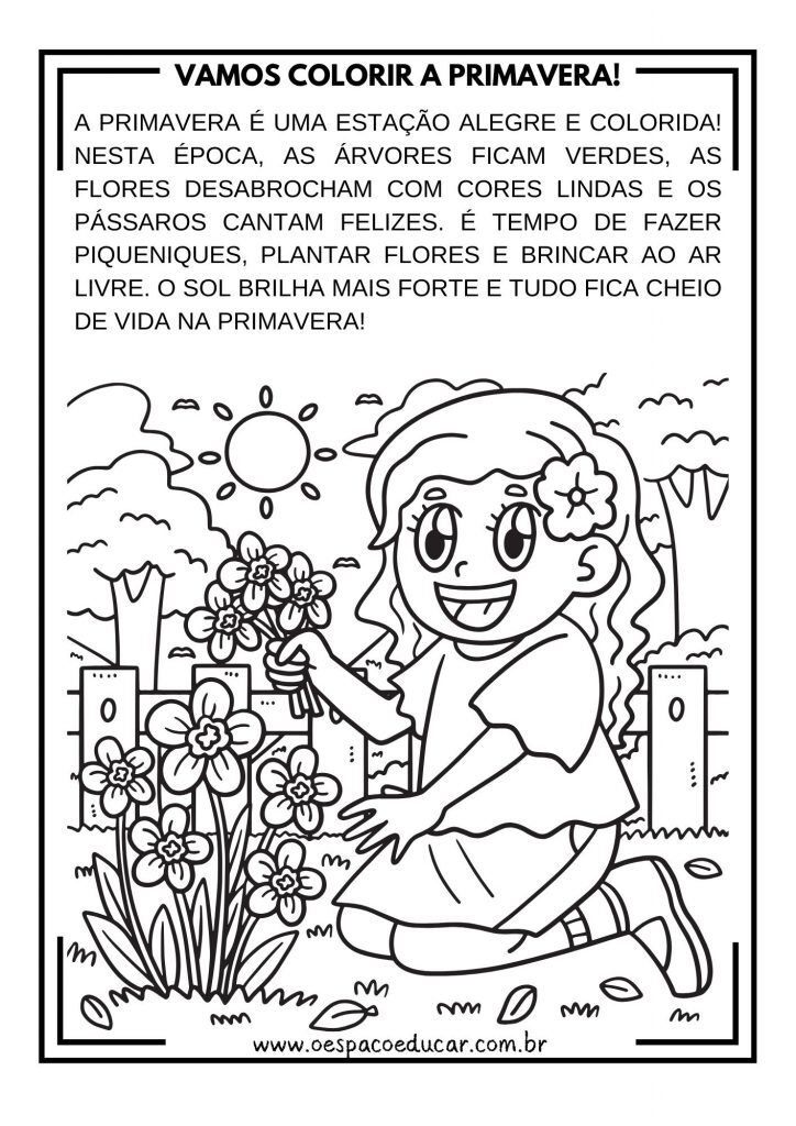 VAMOS COLORIR A PRIMAVERA!