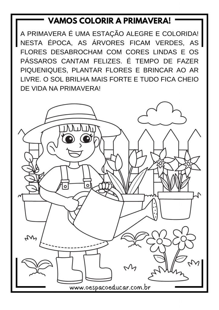 VAMOS COLORIR A PRIMAVERA!