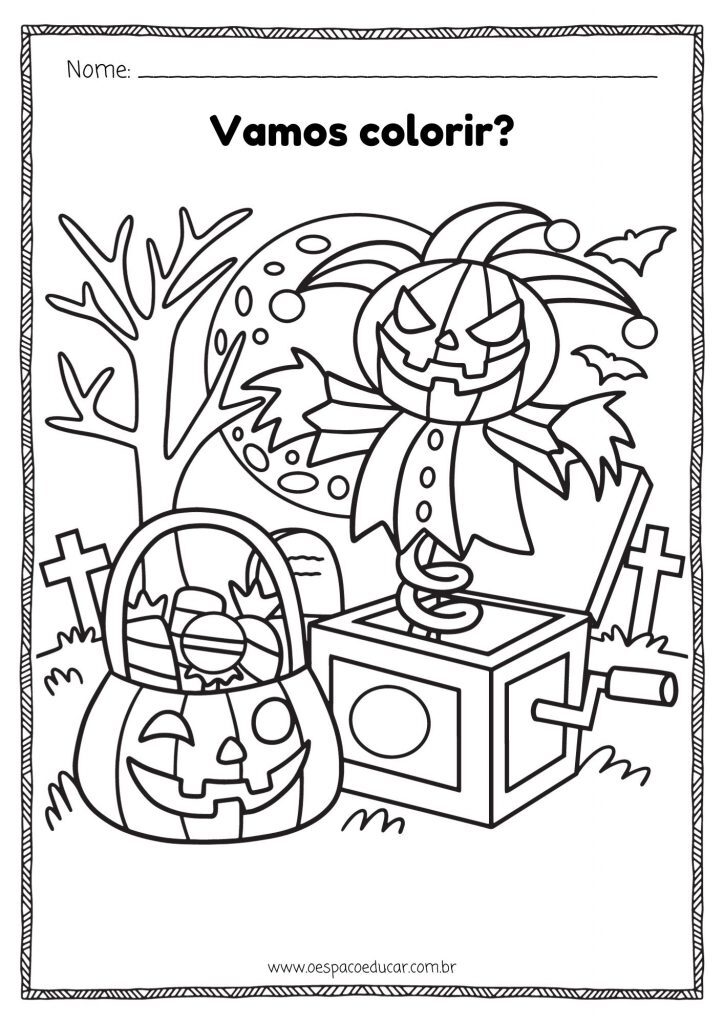 Halloween: vamos colorir!
