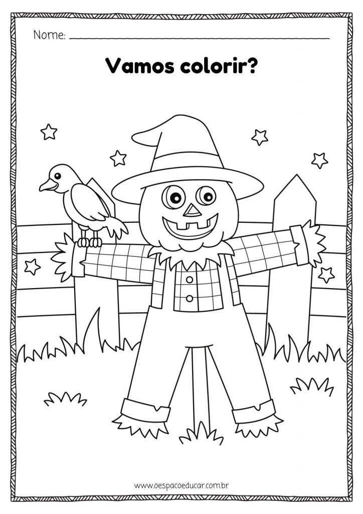 Halloween: vamos colorir!