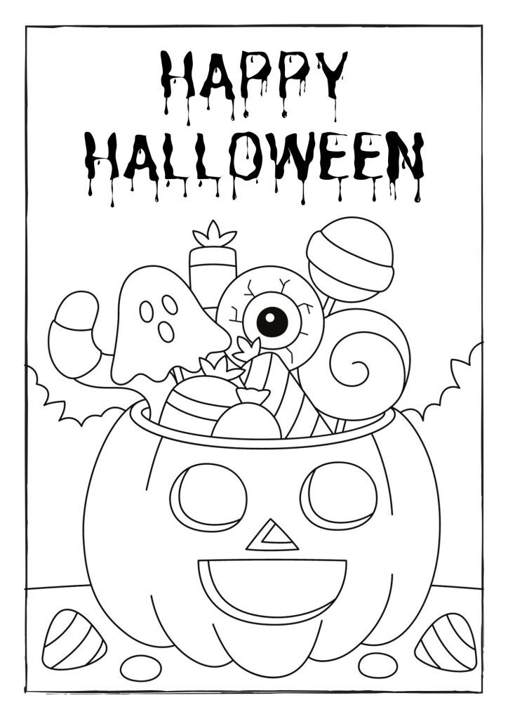 Halloween: livro de colorir!