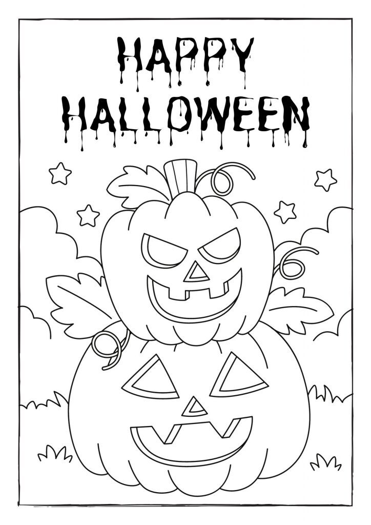 Halloween: livro de colorir!