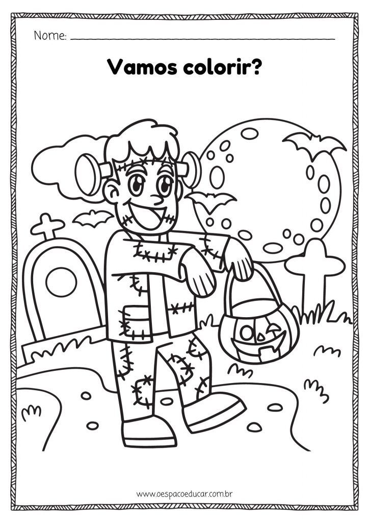 Halloween: vamos colorir!