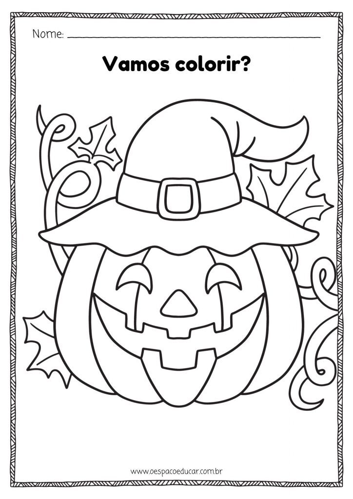 Halloween: vamos colorir!