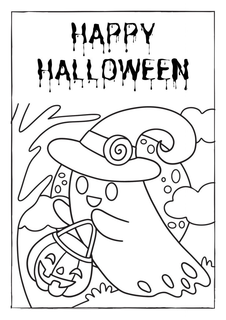 Halloween: livro de colorir!