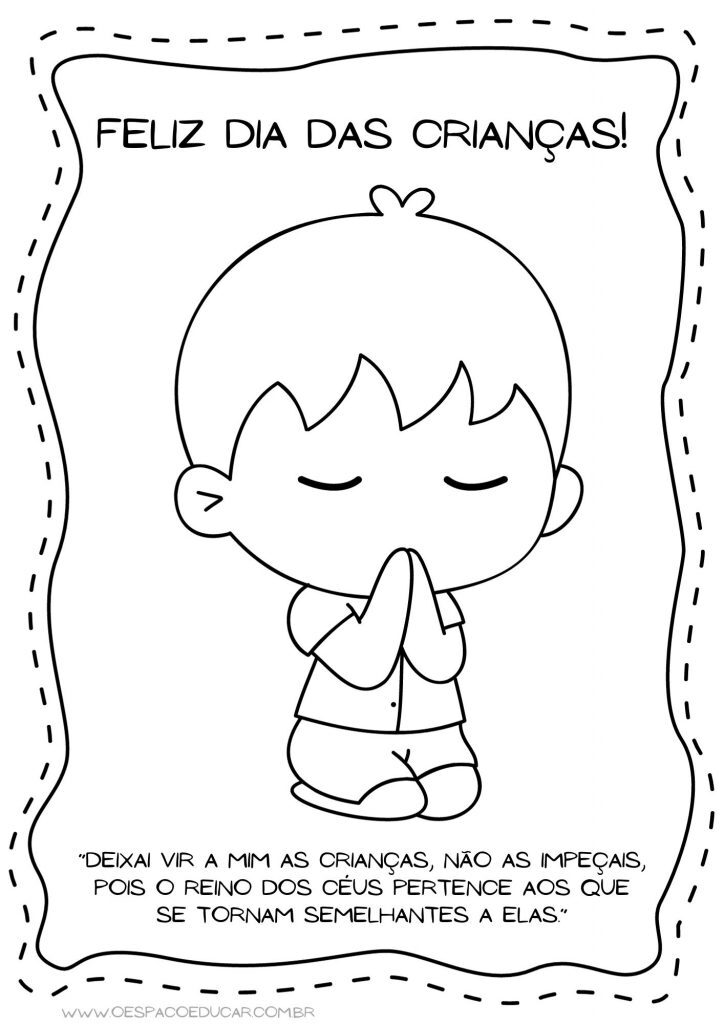 Colorir dia das crianças!