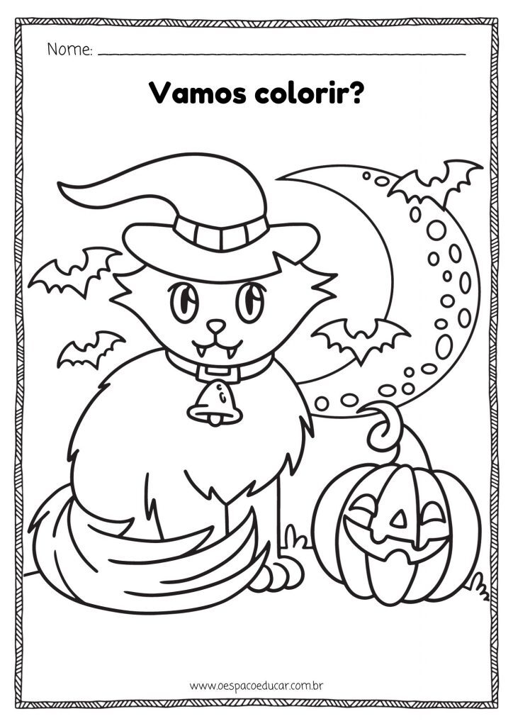Halloween: vamos colorir!