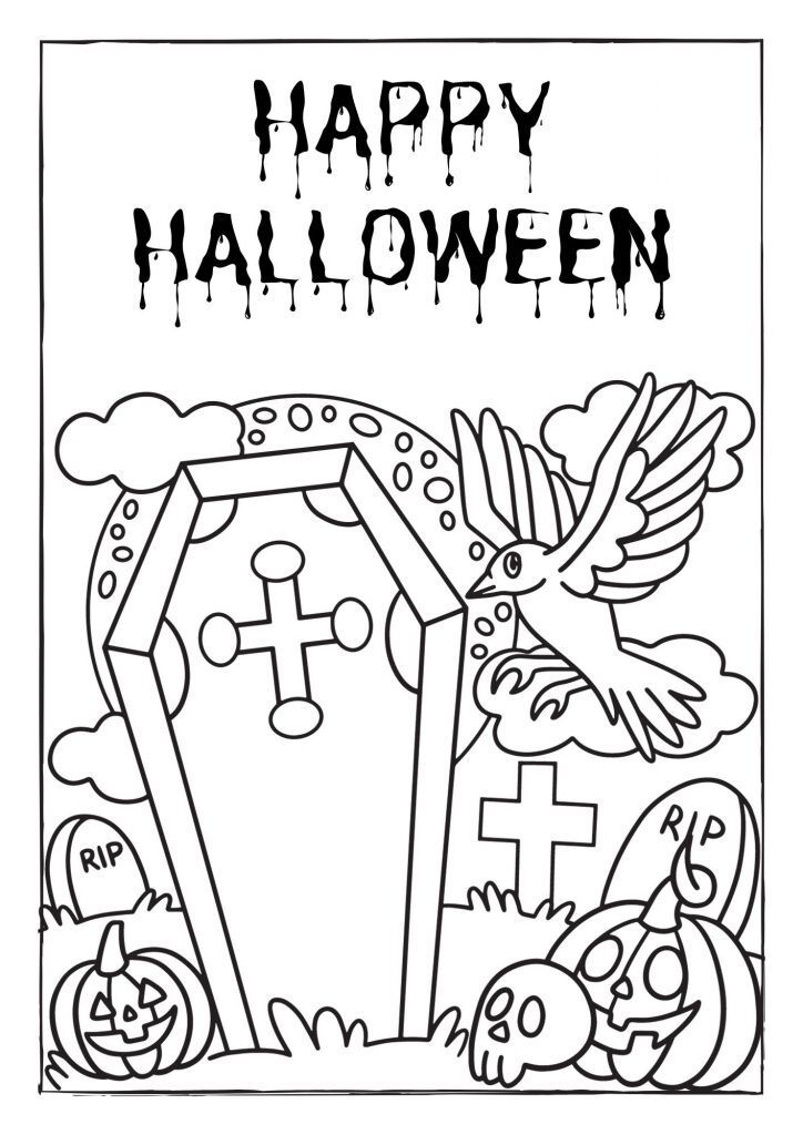Halloween: livro de colorir!