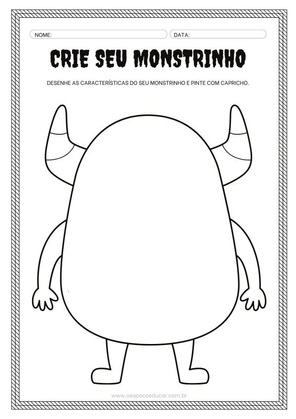Halloween: crie seu monstrinho!