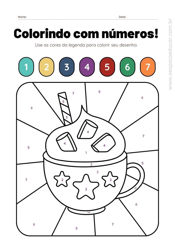 Educação Infantil: Natal e os números!