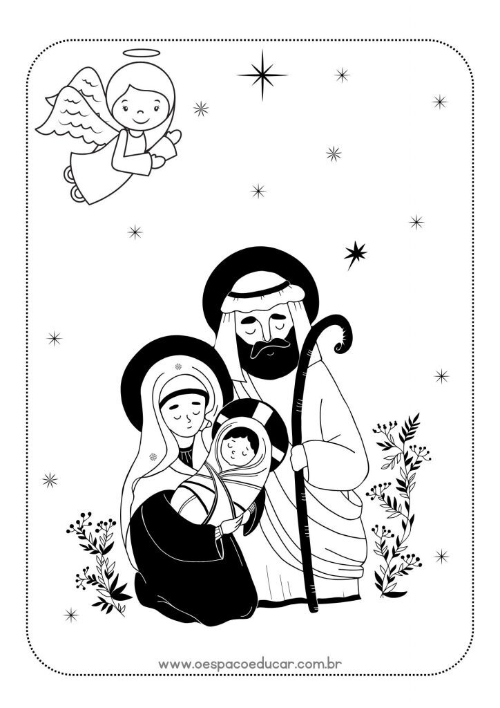 Carta para Papai Noel preto e branco para colorir