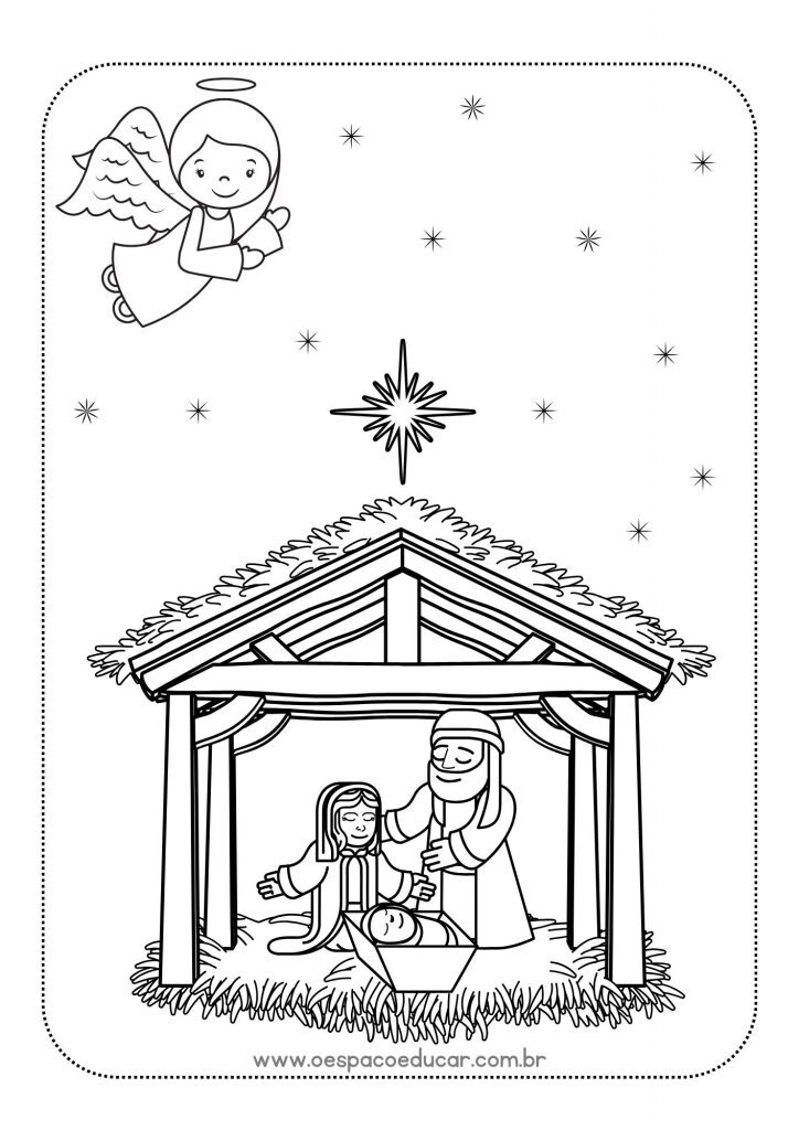 Carta para Papai Noel preto e branco para colorir