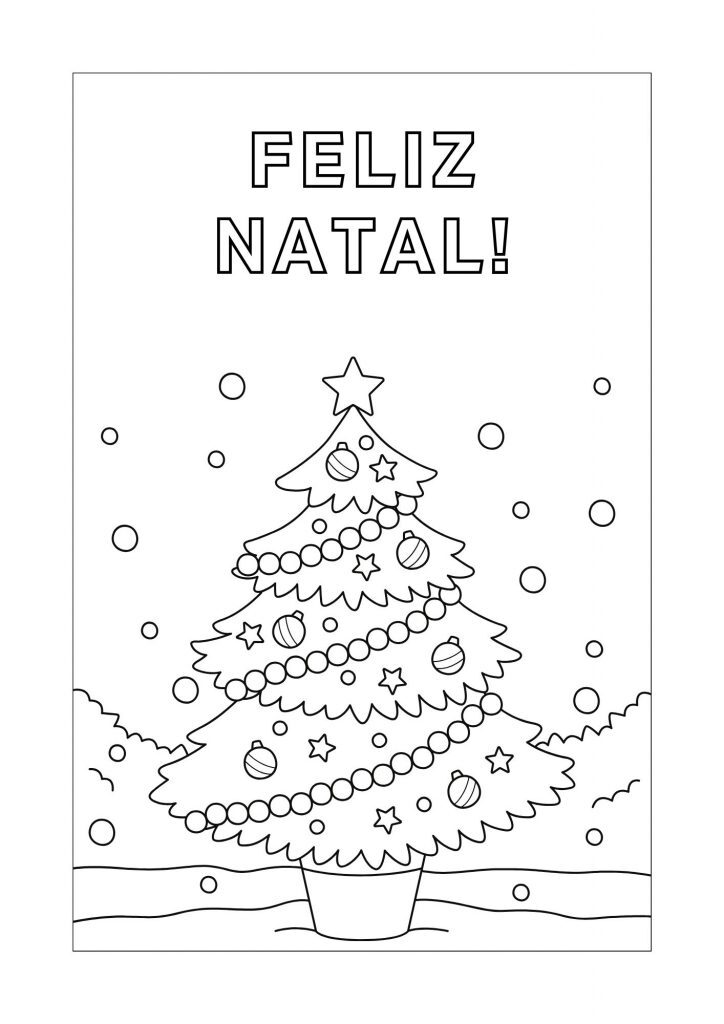 Natal: livro de colorir!