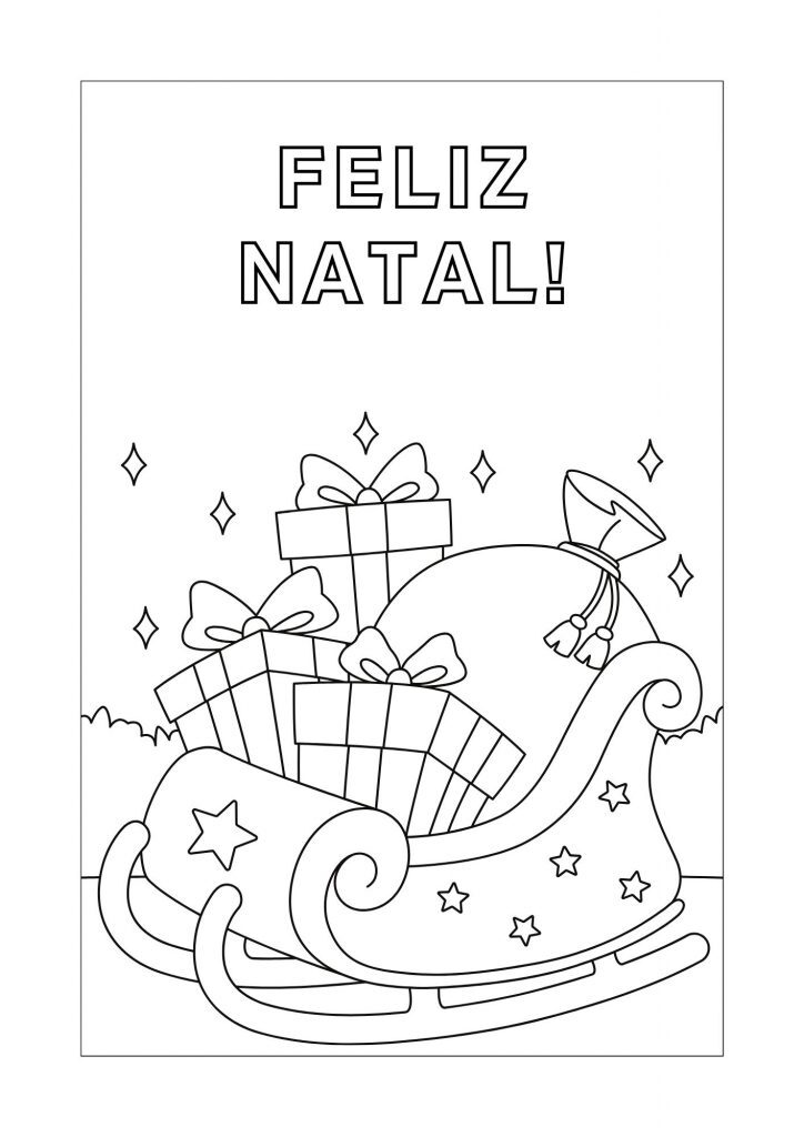 Natal: livro de colorir!