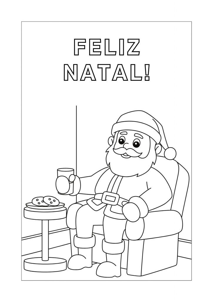 Natal: livro de colorir!