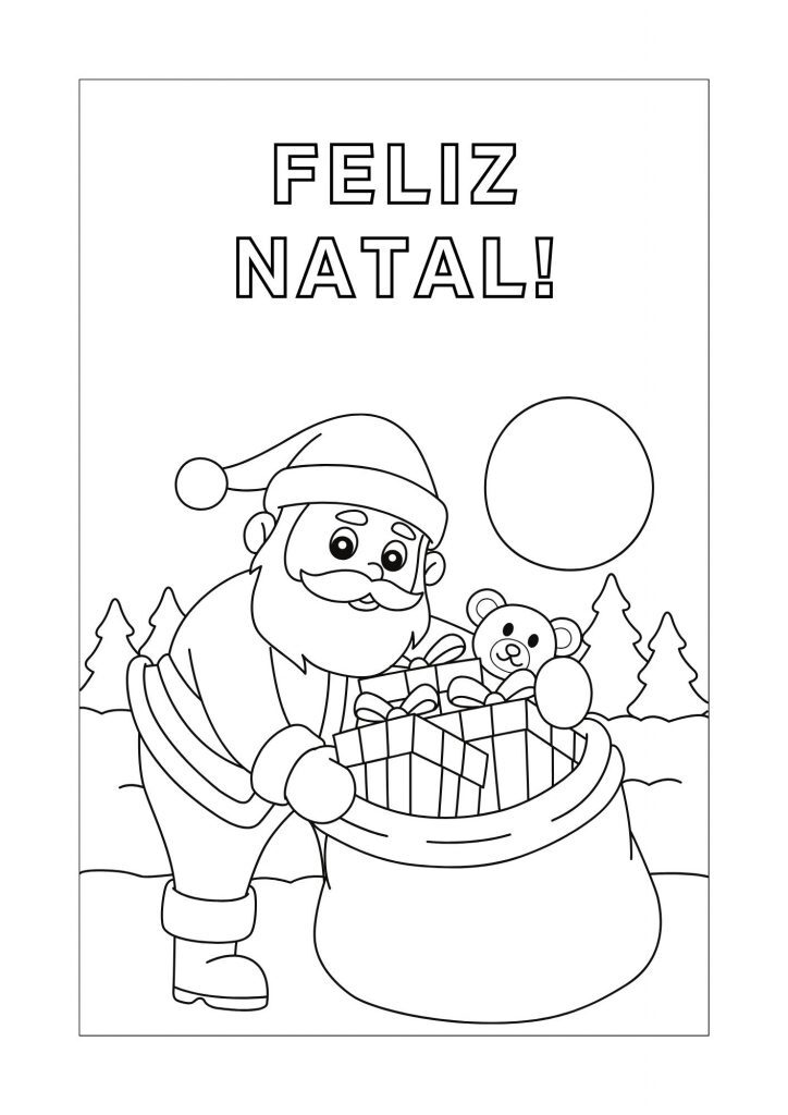 Natal: livro de colorir!