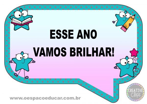 Plaquinhas volta às aulas!