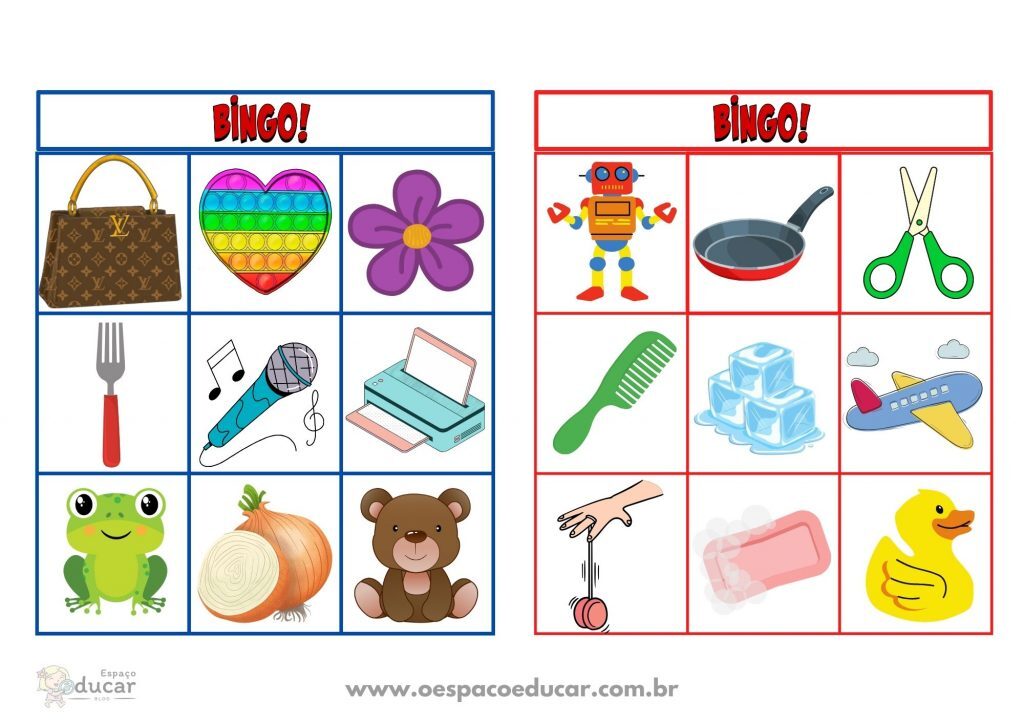 Bingo da letra inicial!