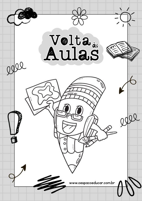Volta às aulas: para colorir!