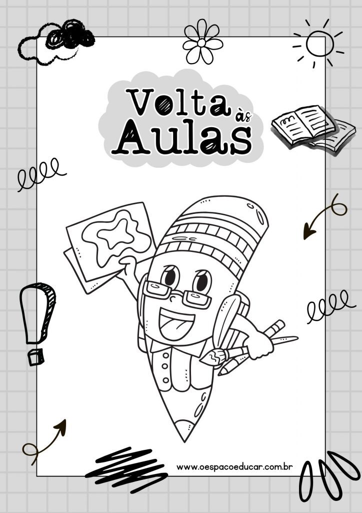 Volta às aulas: para colorir!