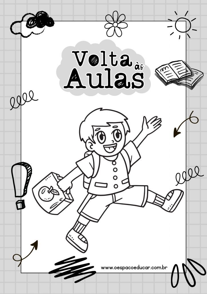 Volta às aulas: para colorir!
