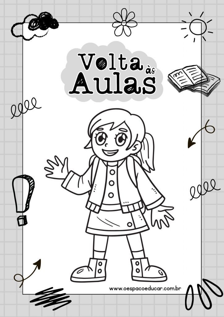 Volta às aulas: para colorir!