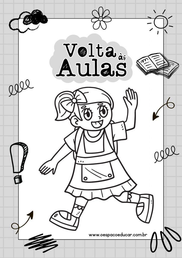 Volta às aulas: para colorir!