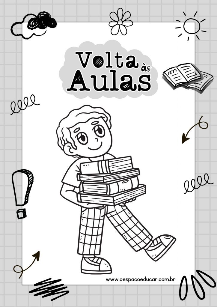 Volta às aulas: para colorir!