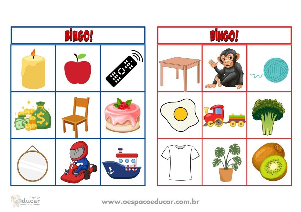Bingo da letra inicial!