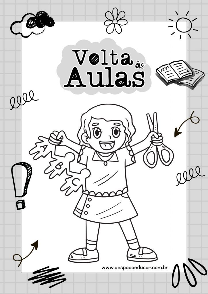Volta às aulas: para colorir!