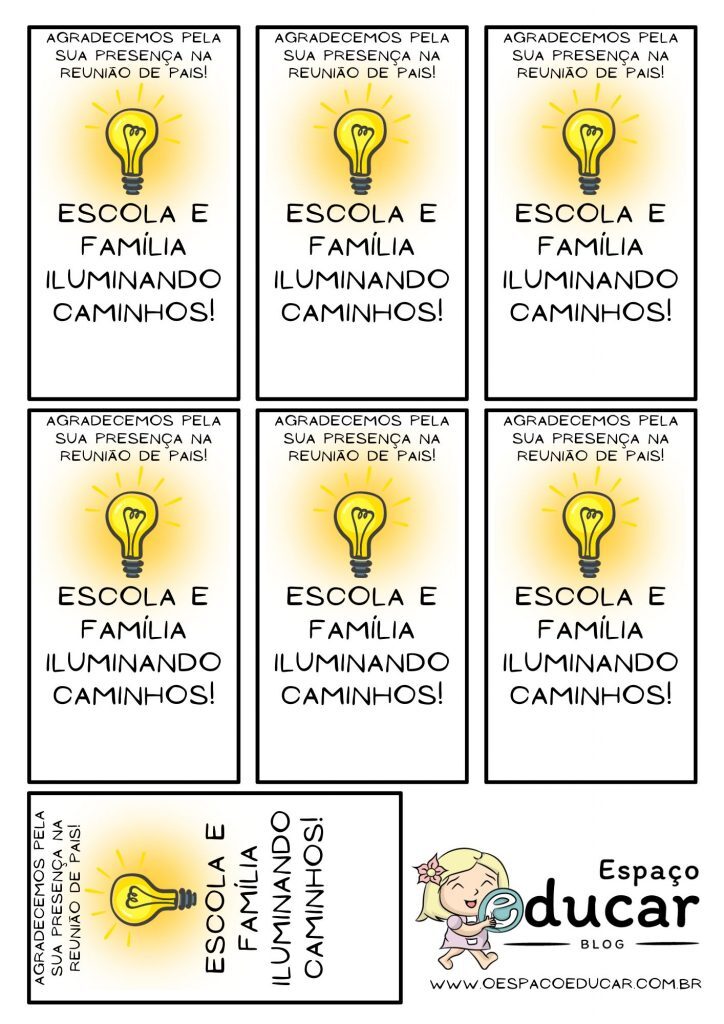 Escola e família; iluminando caminhos!