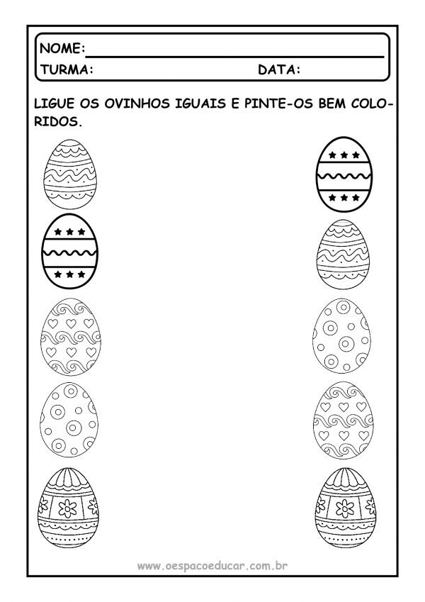 Atividades de Páscoa para Educação Infantil!