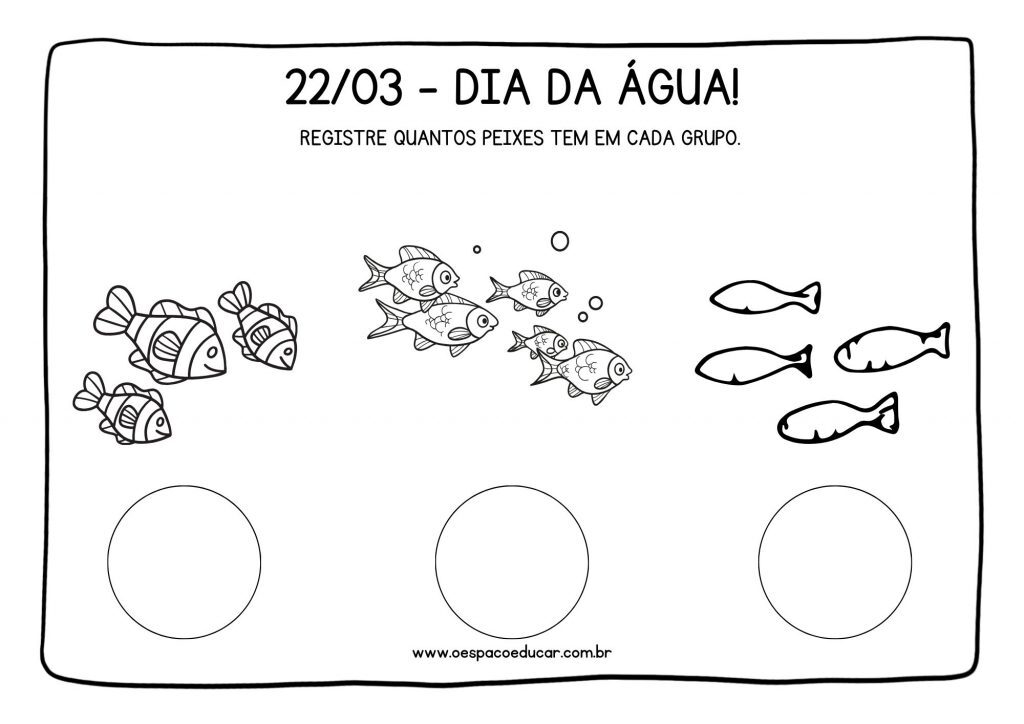 Educação Infantil: atividades para o dia da água!