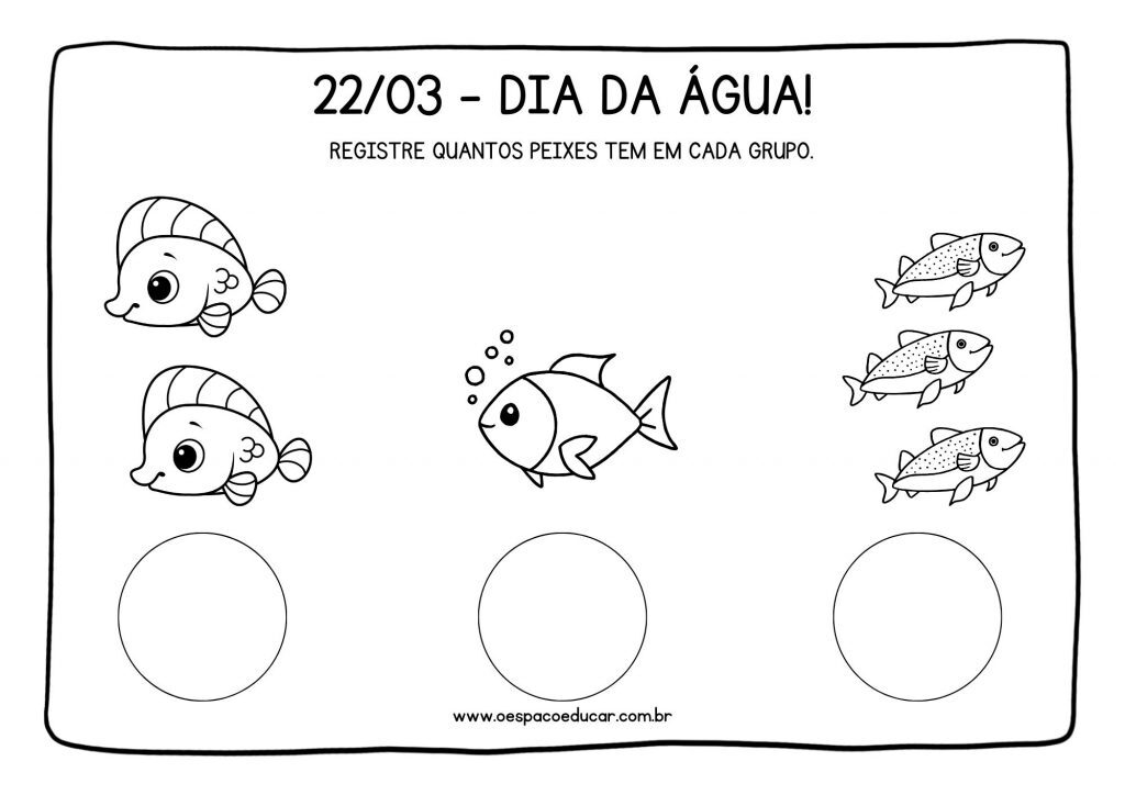 Educação Infantil: atividades para o dia da água!