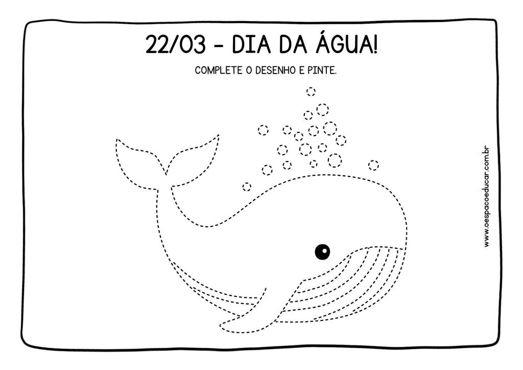 Educação Infantil: atividades para o dia da água!