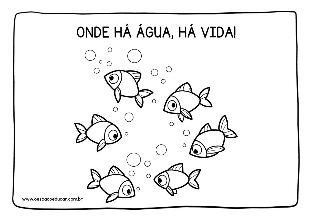 Educação Infantil: atividades para o dia da água!